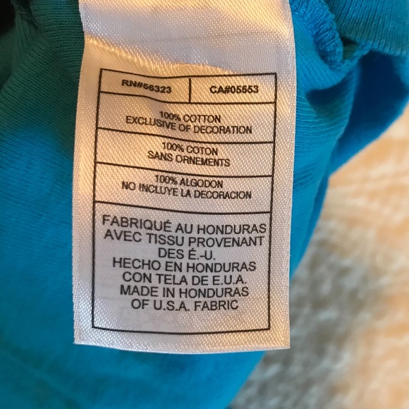 Nike Blue Clouds Cotton Tee - Youth 14, fits women’s xs - Picture 4 of 5